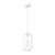 Kurten Cylinder Wire Cage Pendant - White-1