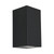 Saco IP54 Duo Light Angular Wall Lamp - Black