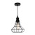 Cage Black Wire Industrial Pendant Light-5