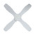 Aruba 48-Inch White DC Ceiling Fan with Wall Switch-1