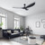 Kurrawa 60-Inch IP55 DC Ceiling Fan with Remote - Black-2