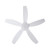 Miami 48-Inch DC Ceiling Fan with LED and Remote - White-2