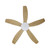 Miami 48-Inch DC Ceiling Fan with LED and Remote - White & Oak-2