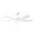 Miami 48-Inch DC Ceiling Fan with Remote - White
