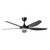 Miami 52-Inch DC Ceiling Fan with LED and Remote - Black
