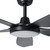 Miami 52-Inch DC Ceiling Fan with LED and Remote - Black-4