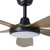 Miami 52-Inch DC Ceiling Fan with LED and Remote - Black & Teak-4