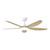 Miami 52-Inch DC Ceiling Fan with LED and Remote - White & Oak-1