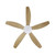 Miami 52-Inch DC Ceiling Fan with LED and Remote - White & Oak-2