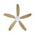 Miami 52-Inch DC Ceiling Fan with LED and Remote - White & Oak-2