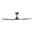 Miami 52-Inch DC Ceiling Fan with Remote - Black & Teak-2