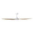 Miami 60-Inch DC Ceiling Fan with LED and Remote - White & Oak-3