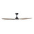 Miami 60-Inch DC Ceiling Fan with Remote - Black & Teak-2