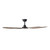 Miami 60-Inch DC Ceiling Fan with Remote - Black & Teak-2