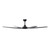 Santorini 66-Inch Matt Black DC Ceiling Fan with Remote-2