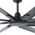 Santorini 84-Inch Matt Black DC Ceiling Fan with Remote-2