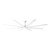 Santorini 84-Inch Matt White DC Ceiling Fan with Remote