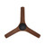 Tahiti 52-Inch IP66 Black-Teak DC Ceiling Fan-1