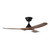 Tahiti 52-Inch IP66 Black-Teak DC Ceiling Fan with LED Light-1