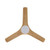 Tahiti 52-Inch IP66 White-Blackbutt DC Ceiling Fan with LED Light-2