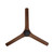 Tahiti 72-Inch IP66 Black-Teak DC Ceiling Fan-1