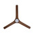 Tahiti 72-Inch IP66 Black-Teak DC Ceiling Fan with LED Light-2
