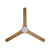 Tahiti 72-Inch IP66 White-Blackbutt DC Ceiling Fan with LED Light-2