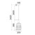 Capivari Pleated Glass Jar Brass Pendant Light - Translucent-4