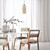 Caretto Amber Glass Retro White Oblong Pendant-1