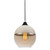 Caretto Amber Glass White Round Pendant