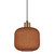Casignana Terracotta Translucent Glass Pendant