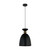 Plavsk Bell Minimalist Pendant Light - Matt Black-1