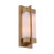 Pyra Rectangular Marble Wall Light - Brass