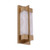 Pyra Rectangular Marble Wall Light - Brass-1