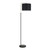 Saprene Adjustable Black Marble Base Floor Lamp