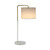Saprene Adjustable White Marble Base Table Lamp