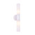 Sevan Tubular Opal Glass Up and Down Wall Light - White