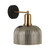 Valencia Dome Chrome Ribbed Glass Wall Light-1