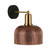 Valencia Dome Copper Painted Ribbed Glass Wall Light-1