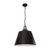 Vichy Angled Bell Metal Pendant Light - Black-3