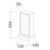 Zeny Ice Glass LED Table Lamp - Antique Brass-2