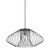 Kapan Diamond Metal Cage Pendant Light - Black-1