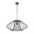 Kapan Diamond Metal Cage Pendant Light - Black-3