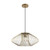 Kapan Diamond Metal Cage Pendant Light - Brass-4