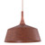 Navotas Rustic Brown Metal Pendant Light