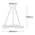 Osby Rose Gold Dimmable CCT LED Pendant with Remote-3