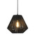 Albyn Black Diamond Rope Pendant Light