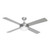 Caprice 52-Inch AC Ceiling Fan with B22 Light - Brushed Silver