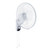 Ivan 16-Inch White Modern Wall Fan
