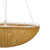 Alicante Natural Woven Rattan Bowl Uplight Pendant-3